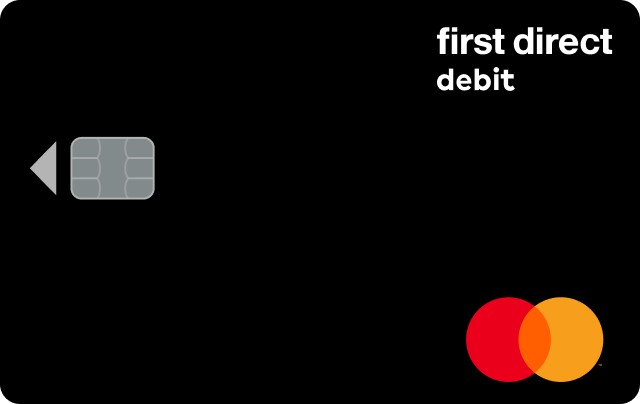 first direct debit card image